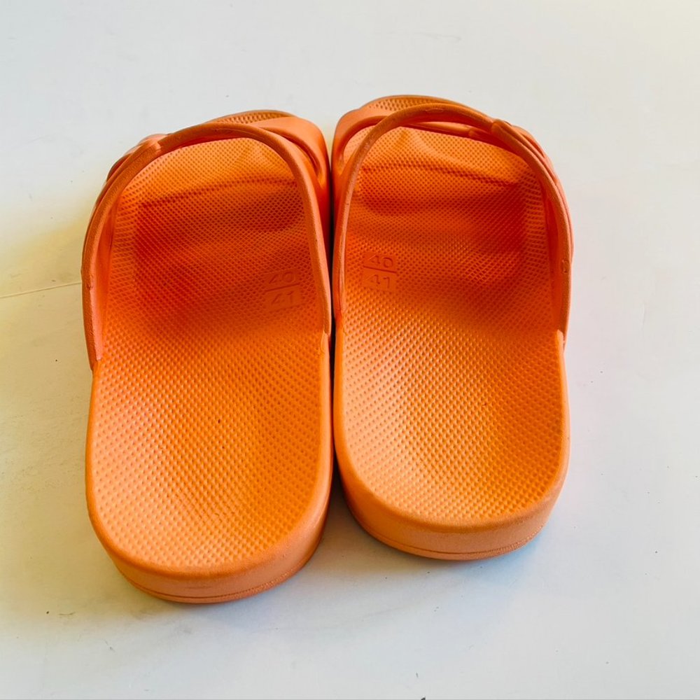 Freedom Moses Double Strap Slide Sandals Orange 40 - Picture 4 of 7